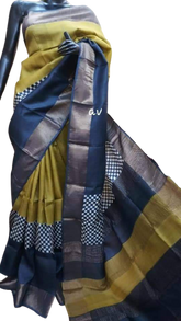 Bishnupuri Silk Hand Painting Saree PLASH
